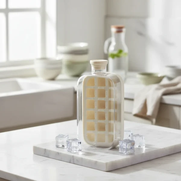 Botella hielera 800 ml con elastico